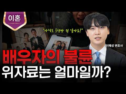 배우자의 외도, 위자료 얼마 받을 수 있을까?ㅣ외도 증거수집ㅣ불륜 위자료ㅣ이혼 변호사ㅣ이해성 변호사ㅣ법무법인 도아